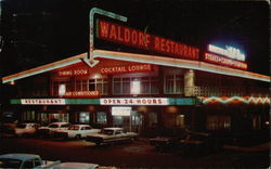 Waldorf Restaurant, Waldorf Motor Court Maryland Postcard Postcard