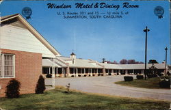 Windsor Motel & Dining Room Postcard