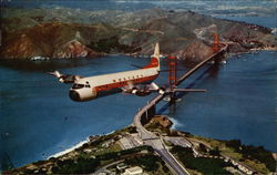 Western Airlines electra/JET San Francisco, CA Postcard Postcard