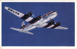 DC-6 Deltaliner Postcard