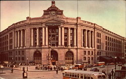 South Station, Dewey Square Boston, MA Postcard Postcard