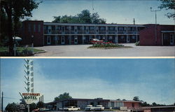 Venice Motel and Restaurant Postcard