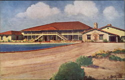 Soldiers' Club Fort Ord, CA Postcard Postcard