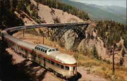 Stoney Creek Bridge - Highest Bridge on the Canadian Pacific Railway, and "The Canadian" Postcard