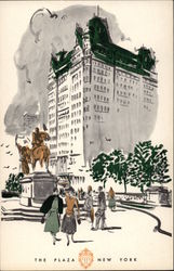 The Plaza New York, NY Postcard Postcard