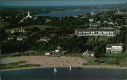 Chatham Bars Inn and Cottages on Pleasant Bay Massachusetts Postcard Postcard