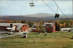 The Chairlift at Bromley Mountain Peru, VT Postcard Postcard