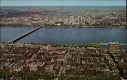 View from Boston's Prudential Tower Massachusetts Postcard Postcard