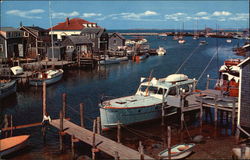 The Basin - Menemsha Fishing Village Chilmark, MA Postcard Postcard