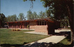 Public Library Building Manteca, CA Postcard Postcard