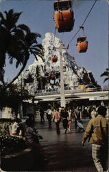 Disneylanld - Matterhorn Mountain Postcard Postcard