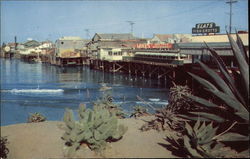 View of Fisherman's Wharf Monterey, CA Postcard Postcard