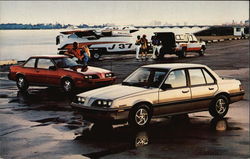 1984 Pontiac 2000 Sunbird and 2000 Sunbird LE Cars Postcard Postcard