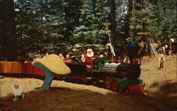 Train at Santa's Village Skyforest, CA Postcard Postcard