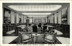 The New Nixon Hotel Cocktail Lounge Butler, PA Postcard Postcard