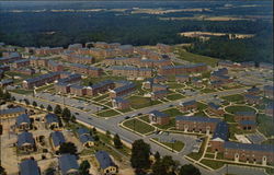 Aerial View of Fort Meade Heights Maryland Postcard Postcard