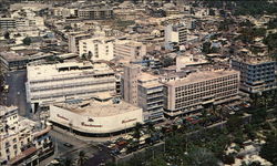 Aerial View of City Postcard