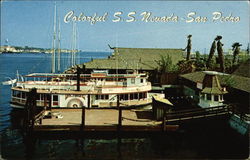 The Colorful SS Nevada Postcard