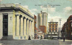 10Th Street East From Baltimore Postcard