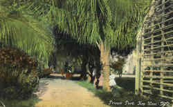 Private Park Key West, FL Postcard Postcard