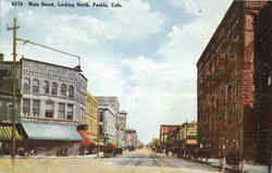 Main Street Looking North Pueblo, CO Postcard Postcard