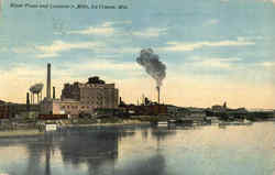 River Front And Listman's Mills La Crosse, WI Postcard Postcard