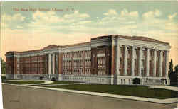 The New High School Albany, NY Postcard Postcard