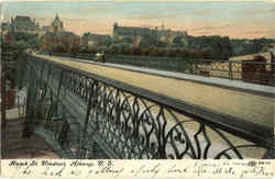 Hawk Street Viaduct Albany, NY Postcard Postcard