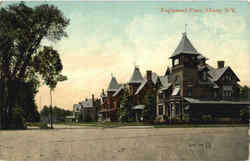 Englewood Place Albany, NY Postcard Postcard