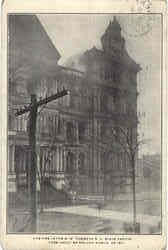 The Fire In The S. W. Tower State Capitol Albany, NY Postcard Postcard