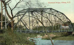 Kenwood Bridge Albany, NY Postcard Postcard