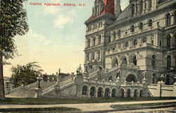 Capitol Approach Albany, NY Postcard Postcard