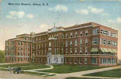 Maternity Hospital Albany, NY Postcard Postcard