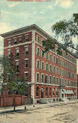 Homeopathic Hospital Albany, NY Postcard Postcard