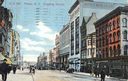 Shopping District, Washington Park Postcard