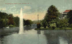 Washington Park Lake Albany, NY Postcard Postcard