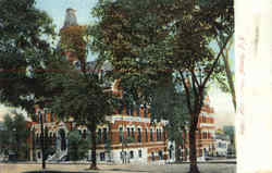 Public High School Postcard