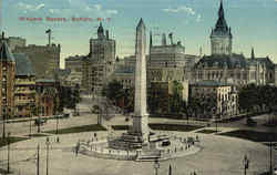 Niagara Square Buffalo, NY Postcard Postcard