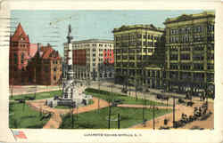 Lafayette Square Buffalo, NY Postcard Postcard