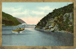 Hudson River South Of Northburgh Postcard