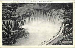 Most Remarkable View Of Niagara Falls From The Air Postcard