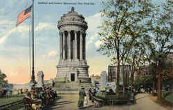 Soldiers And Sailors Monument New York City, NY Postcard Postcard