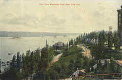 View From Riverside Park Postcard