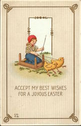 Accept my Best Wishes for a Joyous Easter Postcard