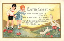 Easter Greetings Postcard