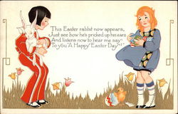 This Easter Rabbit Now Appears Postcard