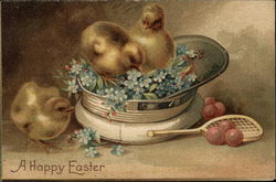 A Happy Easter Postcard