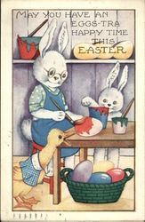 May You Have an Eggs-tra Happy Time This Easter Postcard