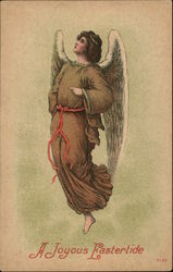 A Joyous Eastertide With Angels Postcard Postcard