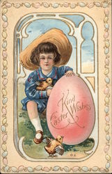 Kind Easter Wishes Postcard